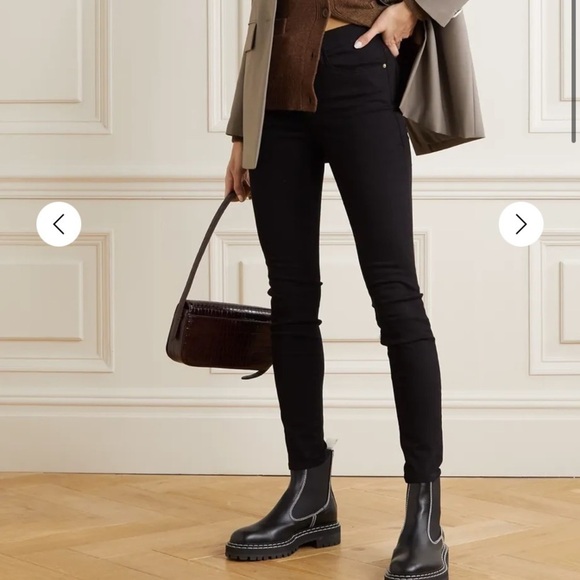 frame Denim Black skinny jeans - Picture 8 of 10